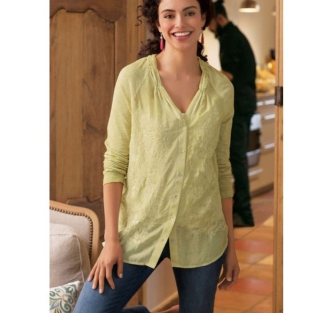 - ❤️❤️ Soft Surroundings Magnifico Embroidered ❤️❤️beautiful